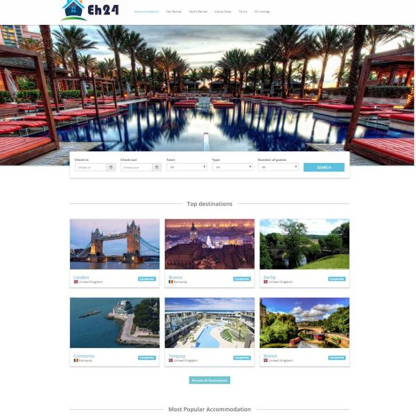 EH24 Pinturas diseño página web para residencias hoteles 